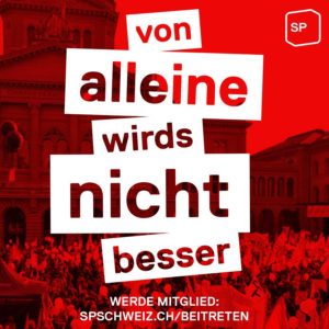 von alleine wird's nicht besser - SP beitreten